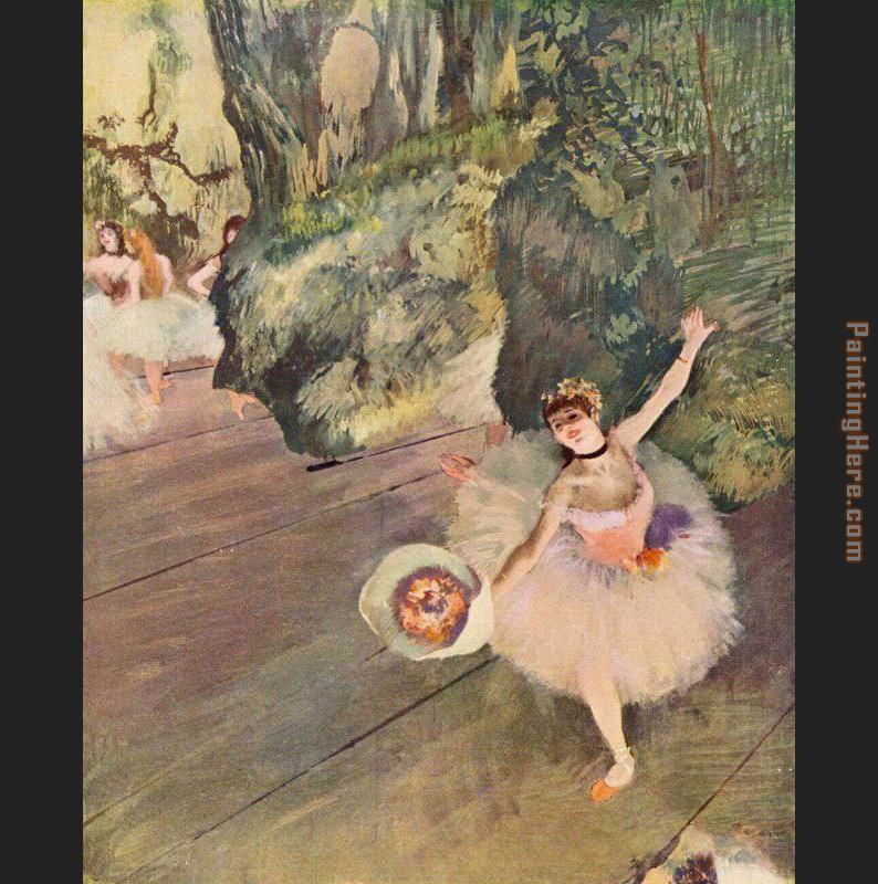 Edgar Degas Dancer with a Bouquet of Flowers